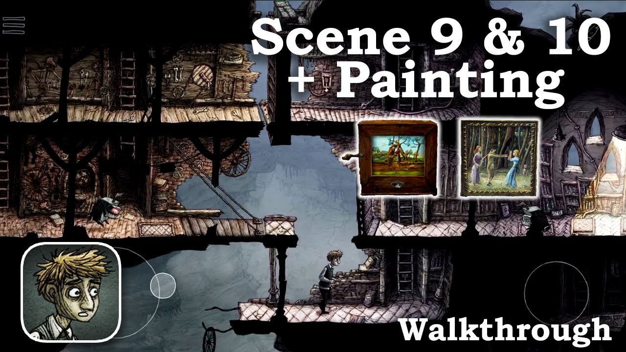 Creaks Gameplay Walkthrough - Scene 9 & Scene 10 (Home Sweet Home Painting)