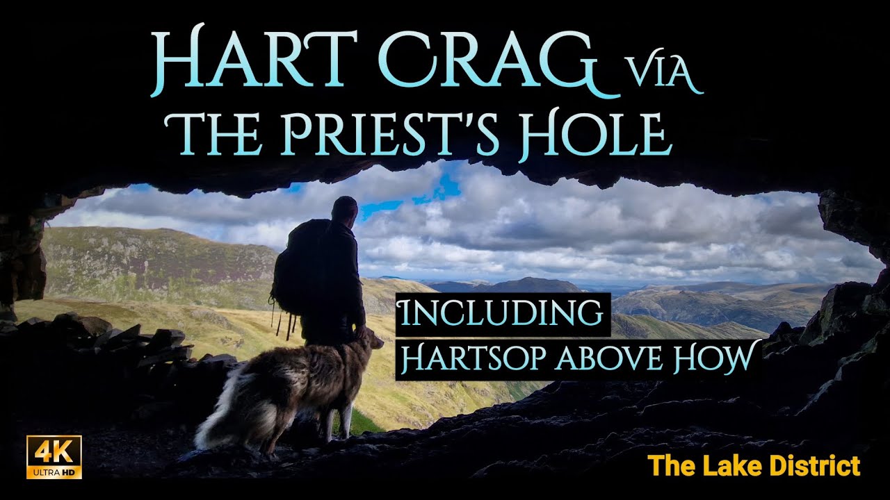 Харт-Крэг через пещеру Пристс-Хоул, включая Хартсоп, выше Хау от моста Кау (Озёрный край)