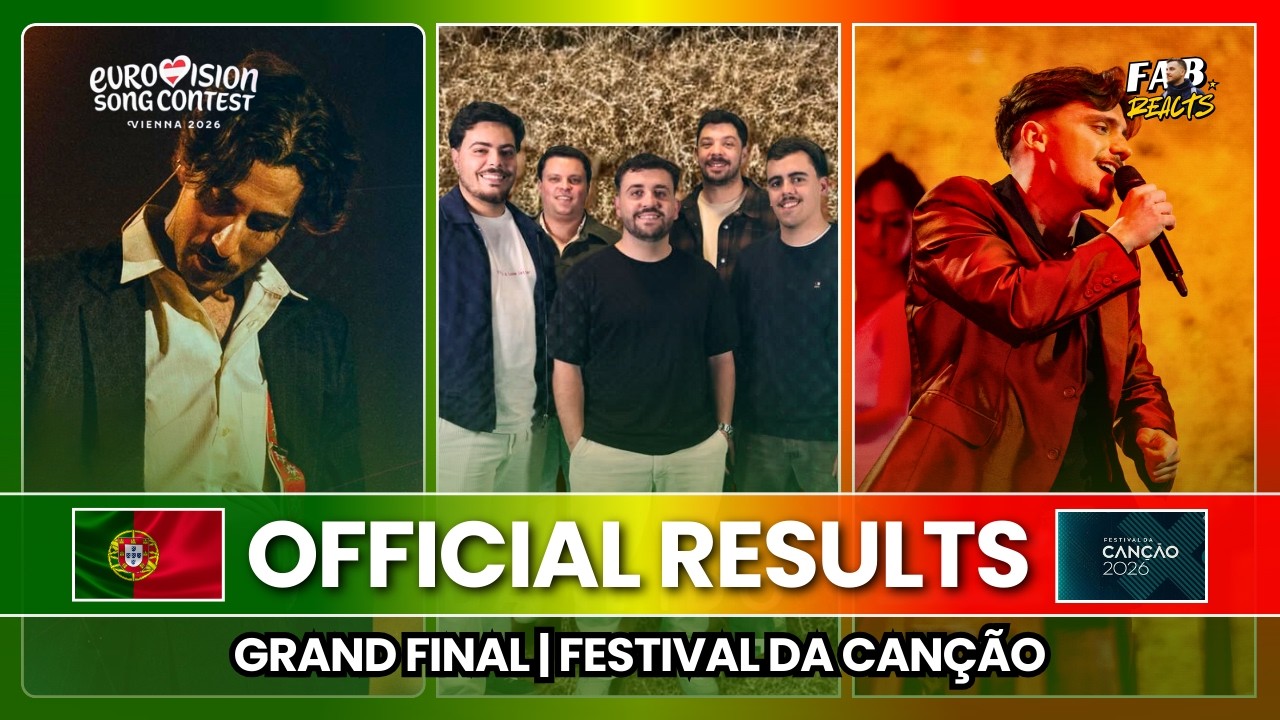 Festival da Canção 2026: официальные результаты — гранд-финал | ПОРТУГАЛИЯ 🇵🇹 Евровидение 2026 🎶😍...