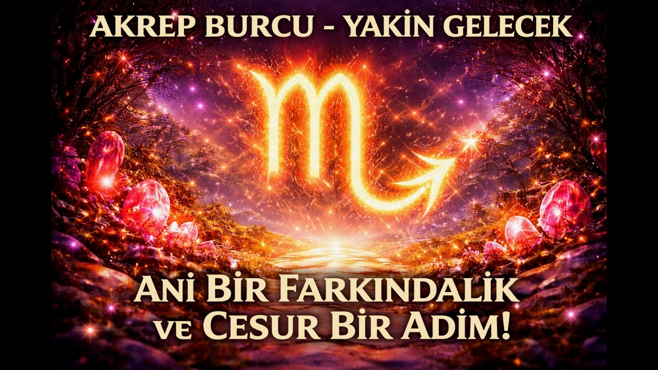 ♏ AKREP BURCU 🔮 YAKIN GELECEK “Ani Bir Farkındalık ve Cesur Bir Adım!”