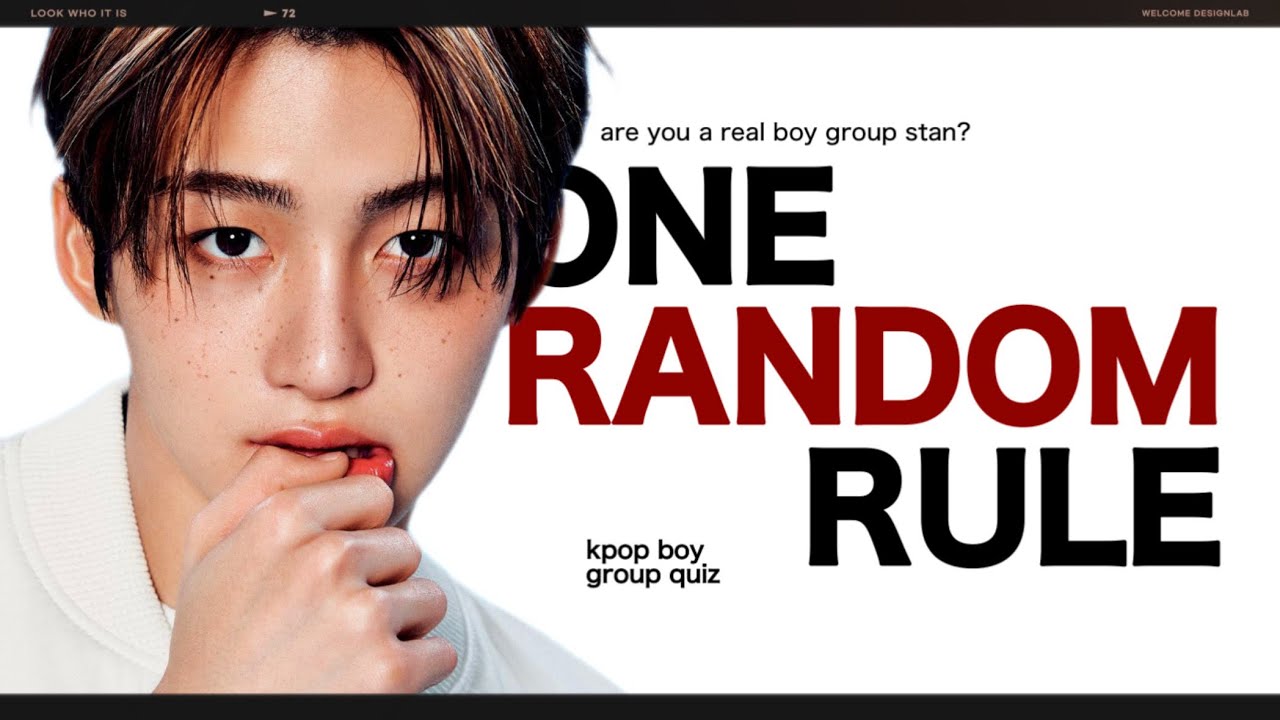 [BOY GROUP SONGS] ONE RANDOM RULE | KBGZONE (KPOP GAMES)