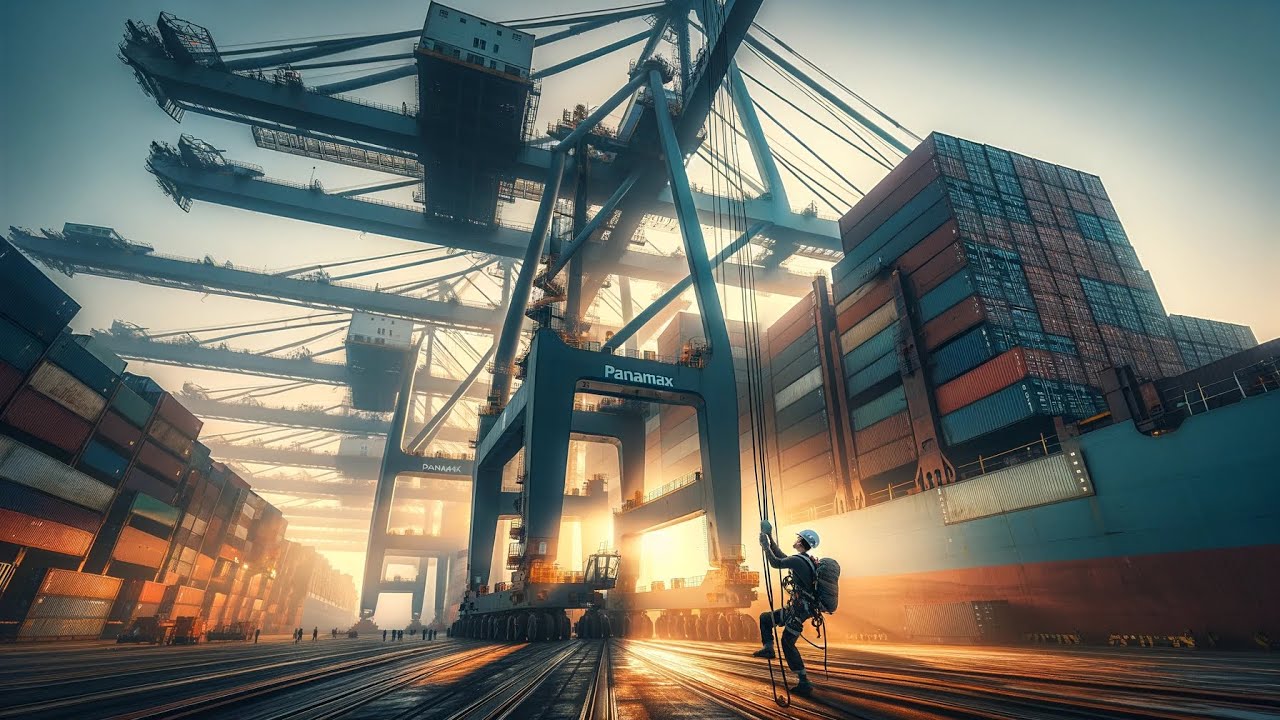 “Mastering the Giant: Transitioning to a New Panamax Crane”