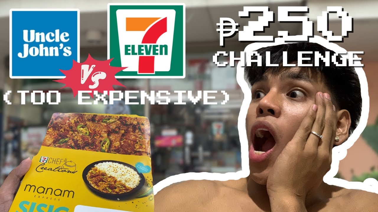 ₱250 Convenience Store Challenge — SCAM yung isa!! 