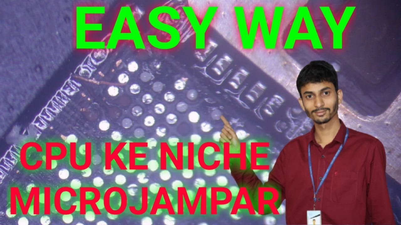 perfect technique to make jumper under IC|| how to make tracks micro jumpers