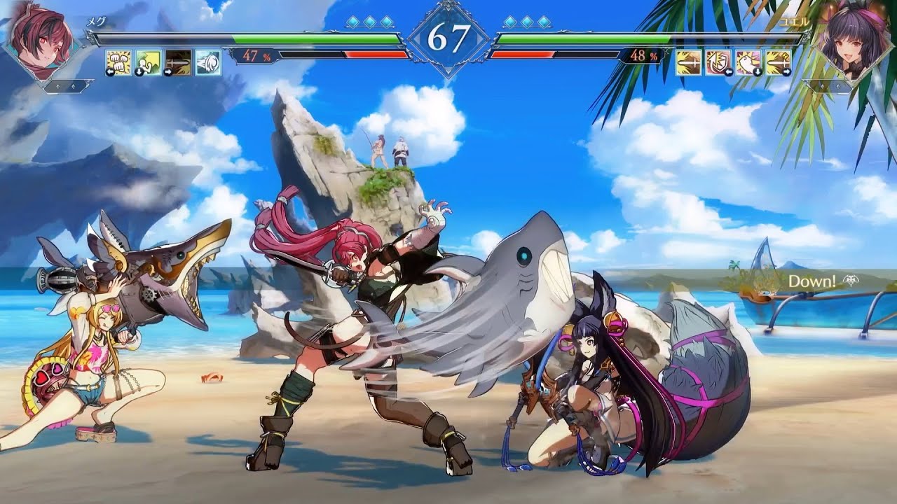 GBVSR スタッフマッチ#20 「メグ VS ユエル」