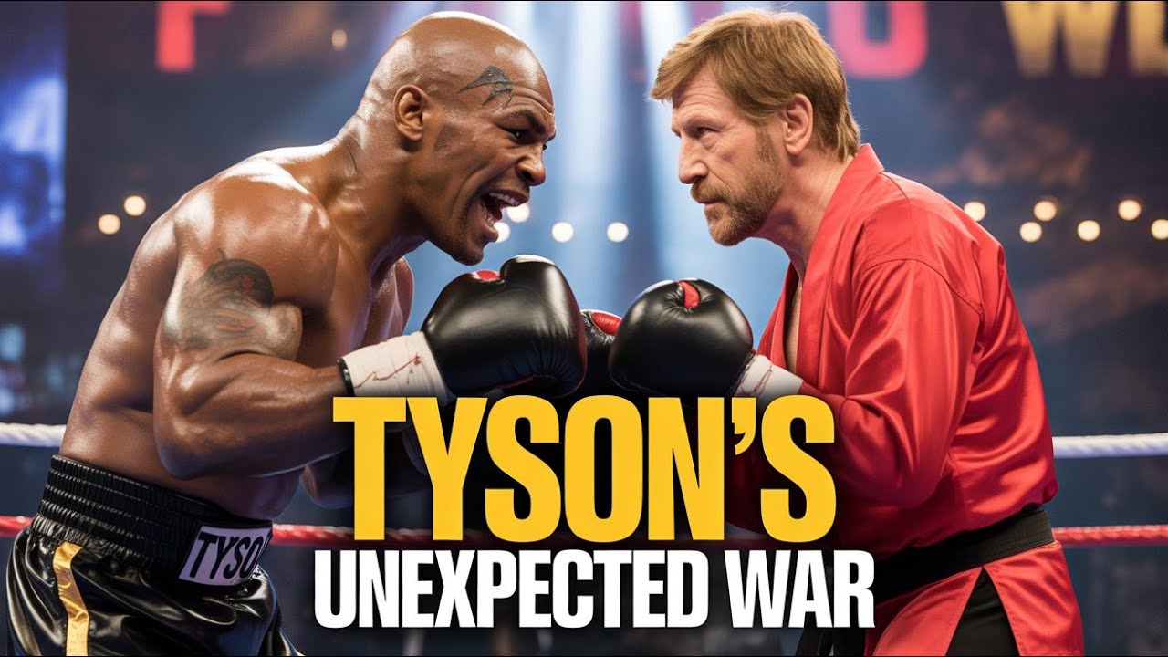 Chuck Norris Takes on Mike Tyson in EPIC Vegas Battle