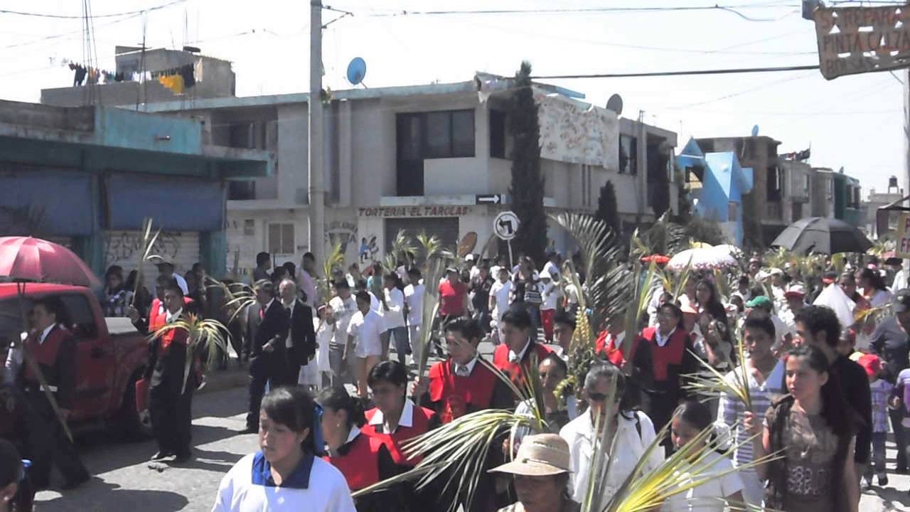 domingo de ramosa san mateo atenco 2014 santisimo nombre de jesus 1