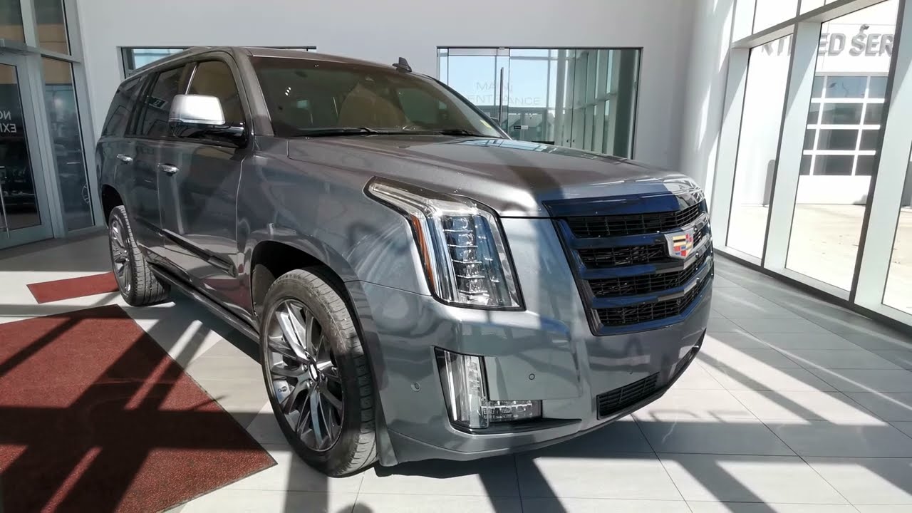 Gray 2020 Cadillac Escalade Premium Luxury Review   - Wolfe Cadillac Edmonton