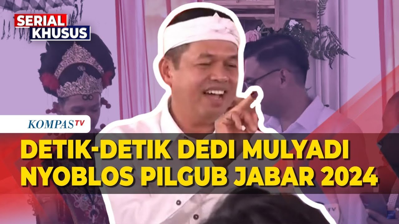 Detik-Detik Cagub Jabar Dedi Mulyadi Nyoblos di Purwakarta | SERIAL PILKADA