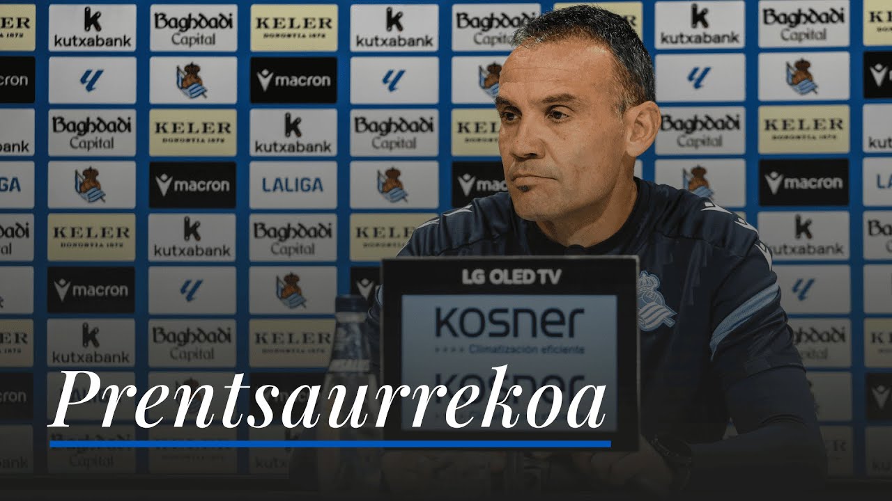 RUEDA DE PRENSA | Sergio Francisco | Real Sociedad - Athletic Club