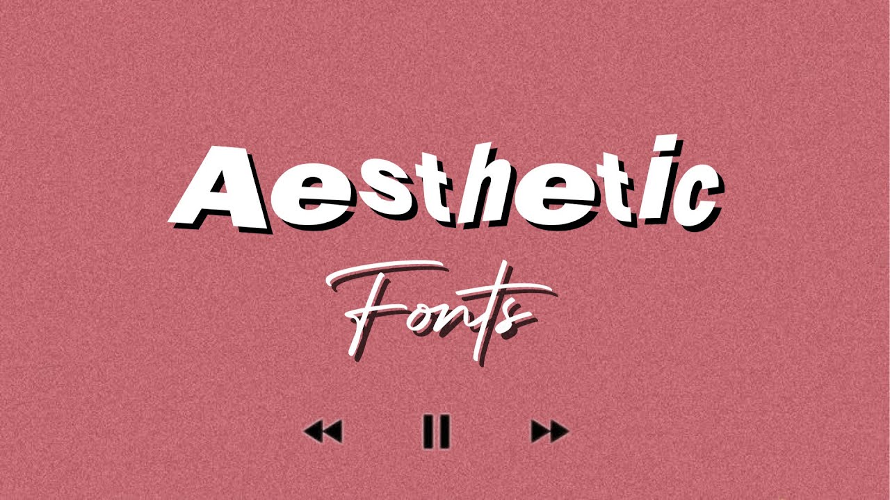 25 Fuentes aesthetic dafont🍓✨dafont tutorial