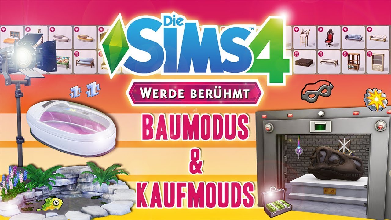 🎬 Die Sims 4 - Werde ber&uuml;hmt || Bau- und Kaufmouds + Debug ||