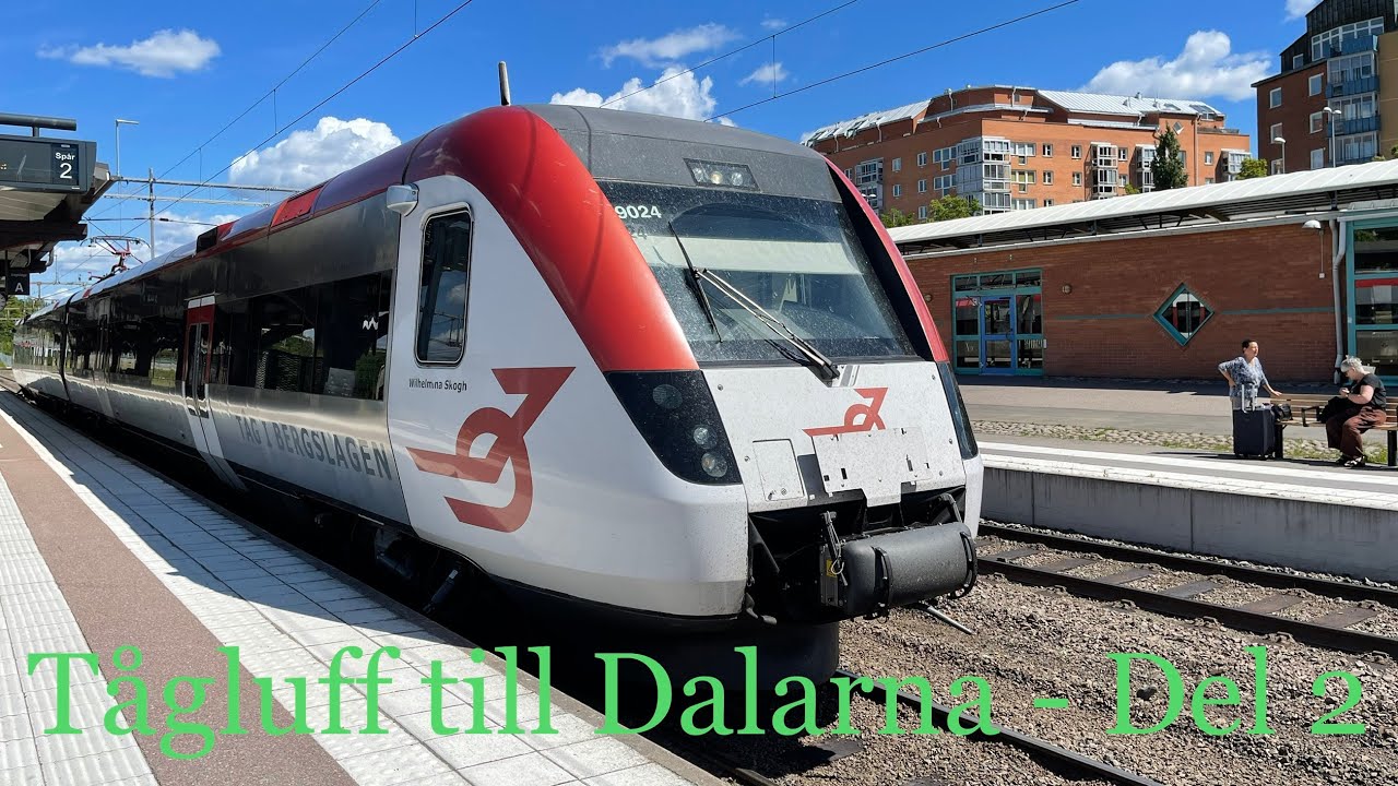 Ludvika & Bergslagspendeln | Tågluff till Dalarna sommaren 2022 - Del 2