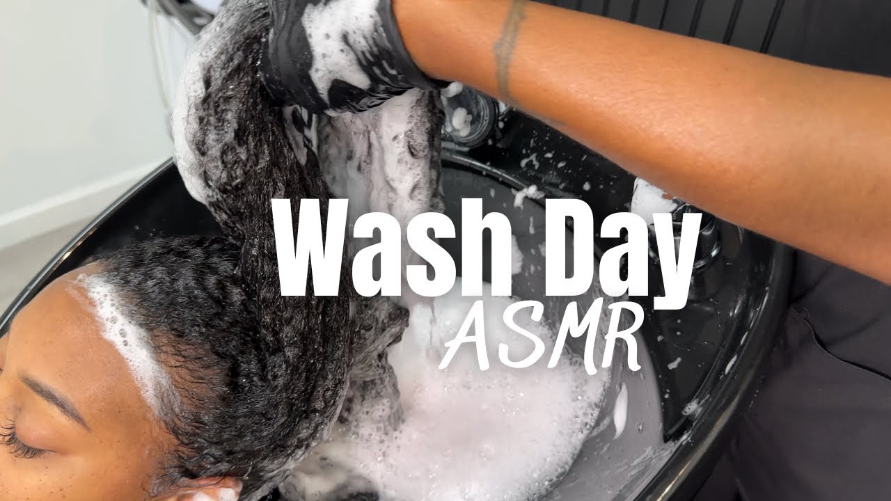 Get Ready To Relax Watching This Detailed ASMR Hair Washing Video Using ONLY Twelve12Beaute Products