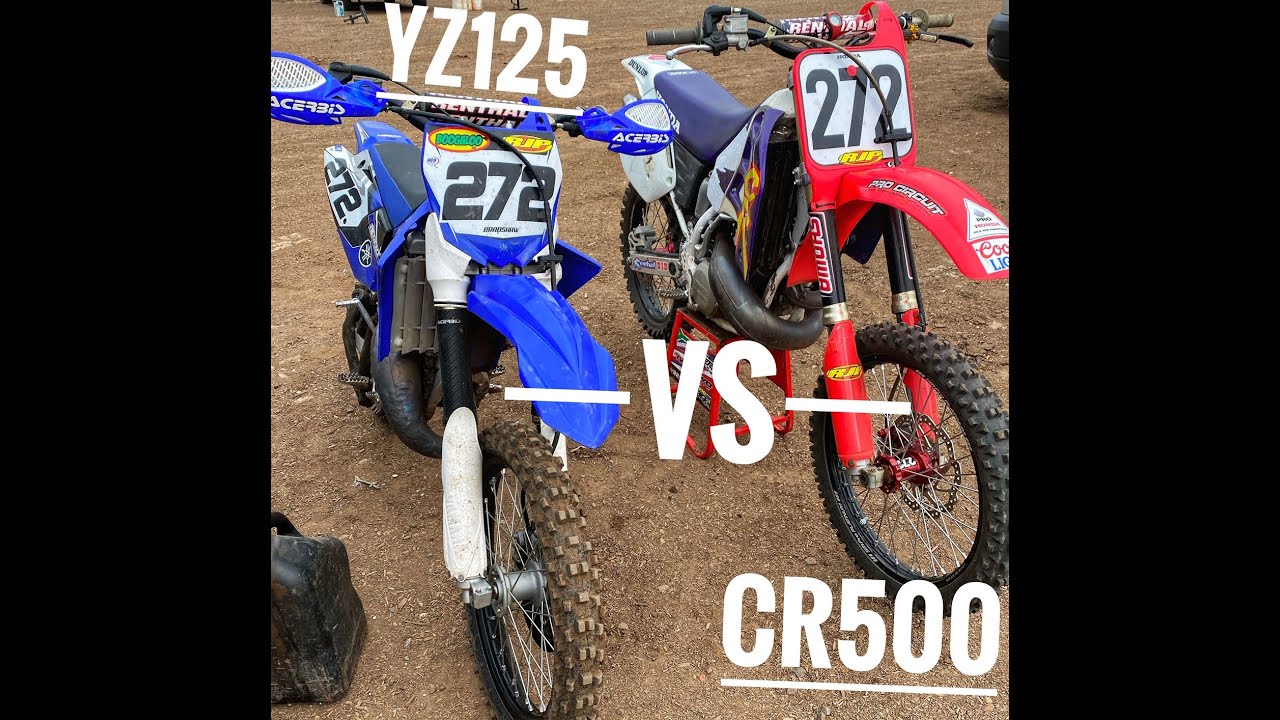 YZ125 VS CR500 | How many Seconds a Lap will an Extra 375cc Give Ya ?