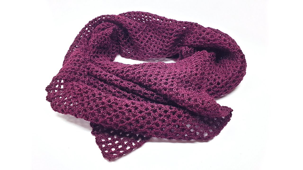 scarf crochet for beginners