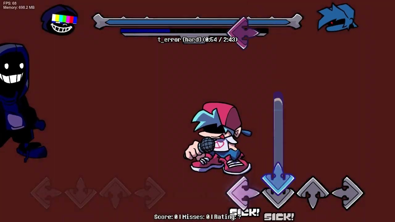 Friday Night Dustin (Dusttale 3.0) T_ERROR (THERO) (Unused Song) FanCharted