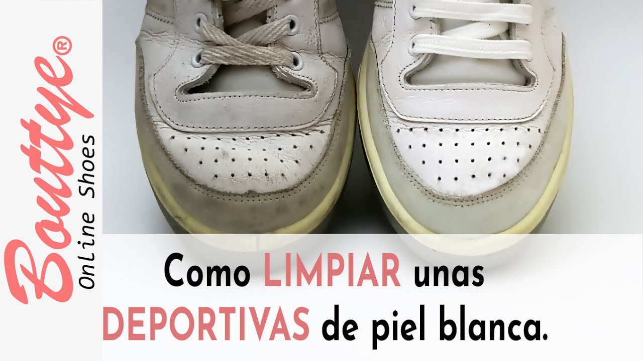 Como limpiar unas zapatillas deportivas de piel blanca (limpiar tenis blancas) - Bouttye.com