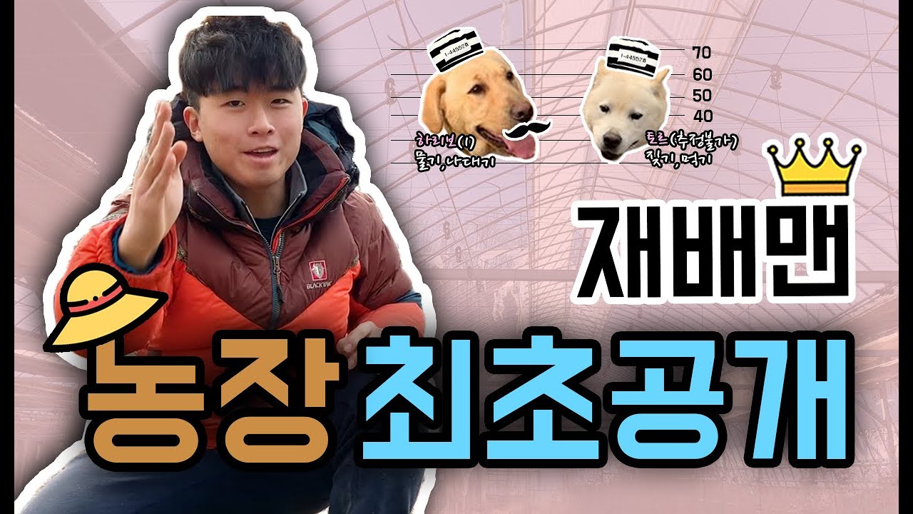재배맨 하우스와 농장가족들 소개!