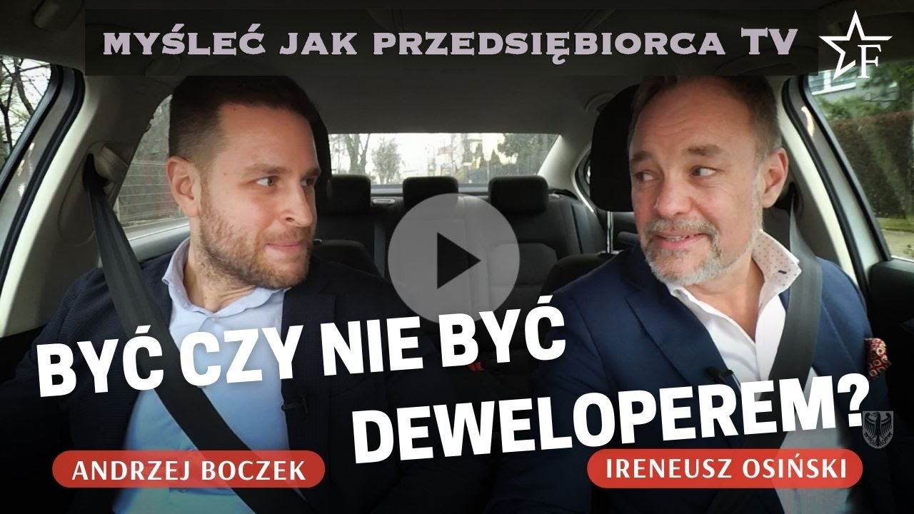 BYĆ CZY NIE BYĆ DEWELOPEREM? Andrzej Boczek /AB Inwestor/
