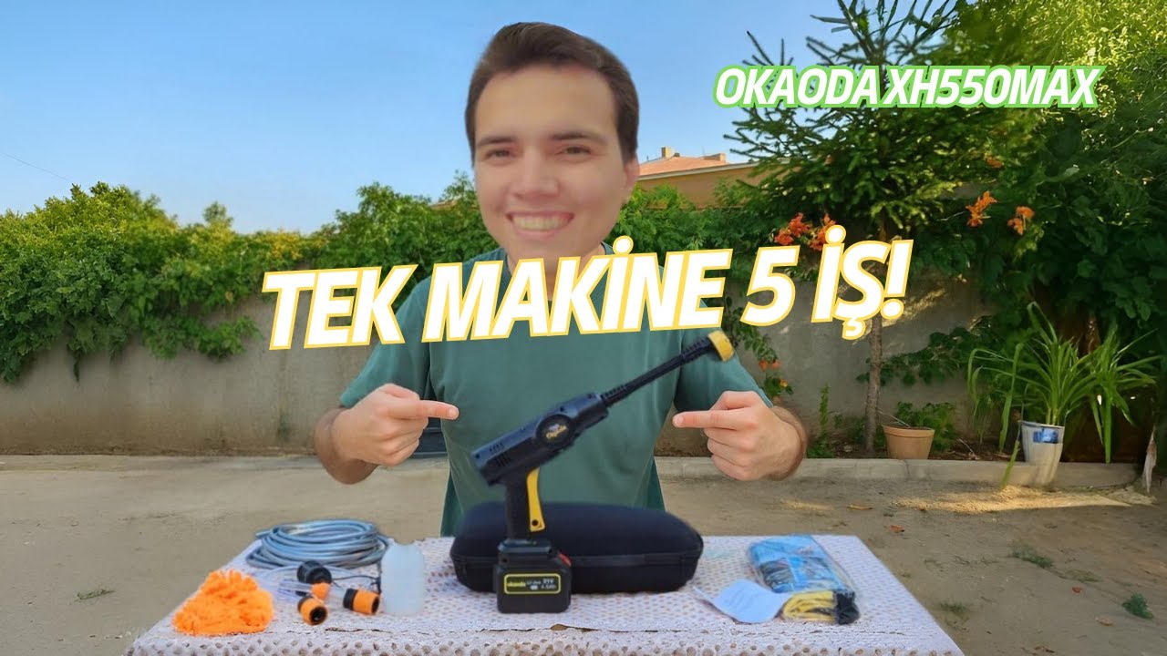 Tek Makine 5 Farklı İş! | Okaoda XH550MAX ile Yıka, Sula, İlaçla!