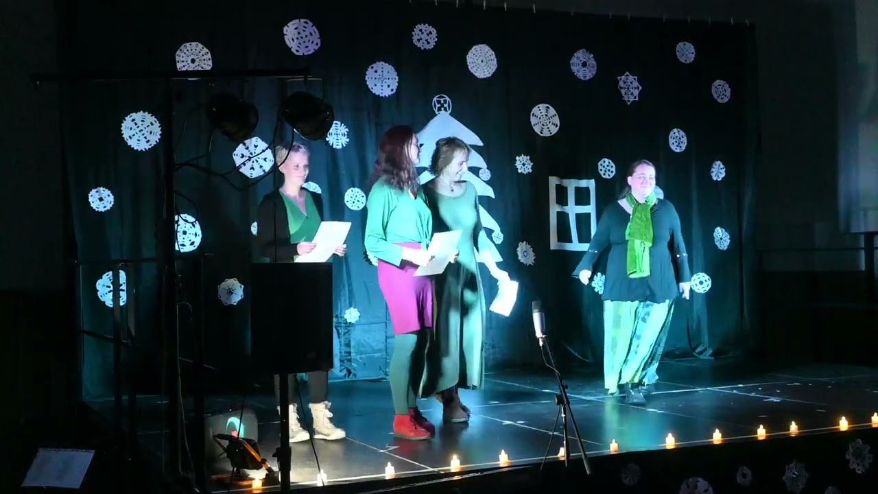 Vánoční besídka ZŠ Bohutín - 7. ledna 2026 - přivítání panem ředitelem a píseň pedagogického sboru