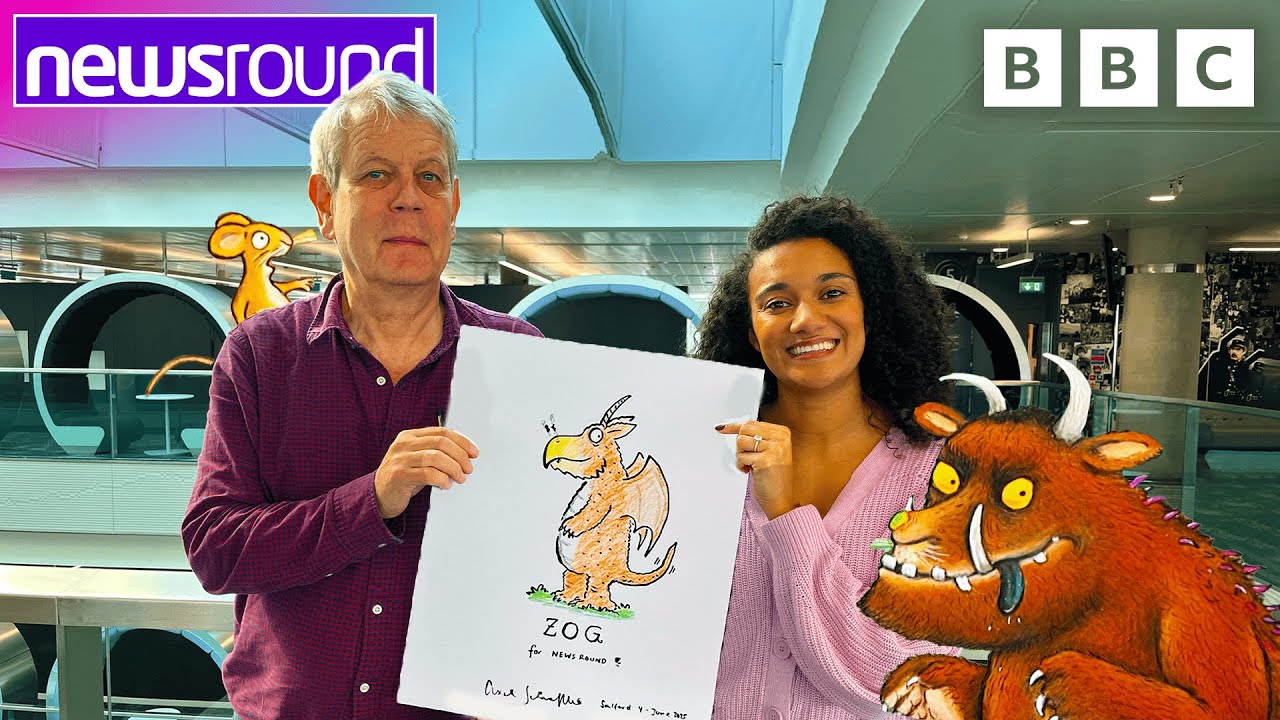 Zog illustrator, Axel Scheffler answers YOUR questions! | Newsround