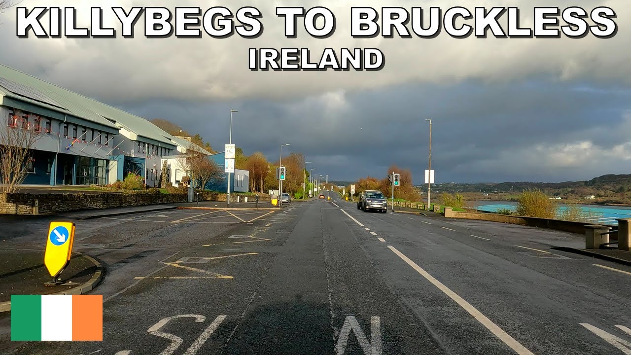 DRIVING from KILLYBEGS TOWN to BRUCKLESS VILLAGE in IRELAND 🇮🇪 4K (60fps)
