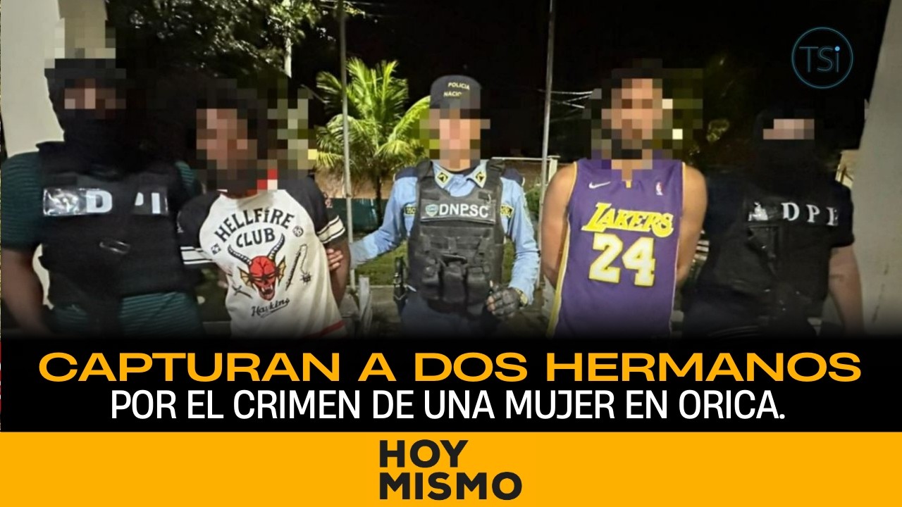 ¡CAYERON POR UNA DEUDA! Capturan a dos hermanos por el crimen de una mujer en Orica.