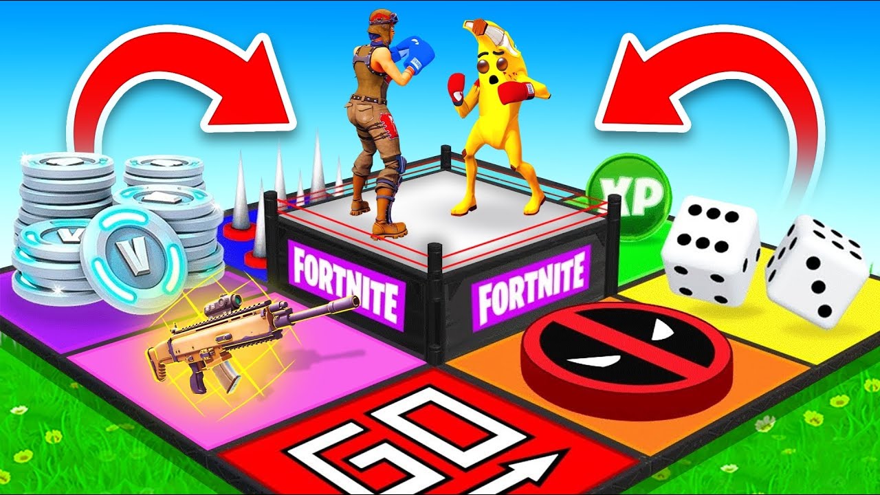 1vs1 MINI GAMES in Fortnite!