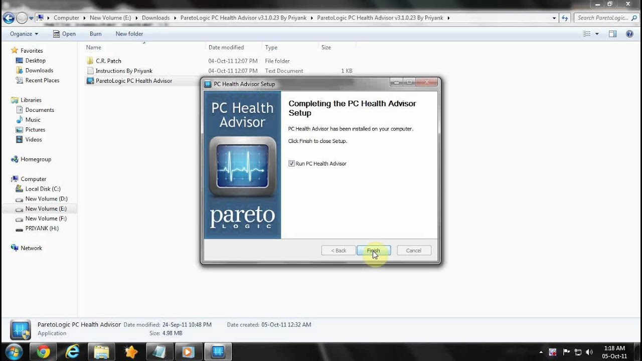 How to install ParetoLogic PC Health Advisor v3 1 0 23 By Priyank