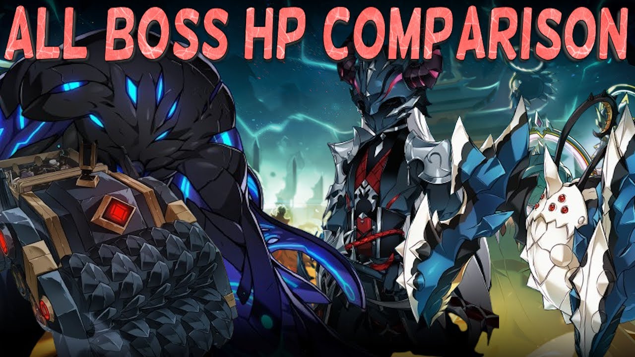 All Boss HP Comparison