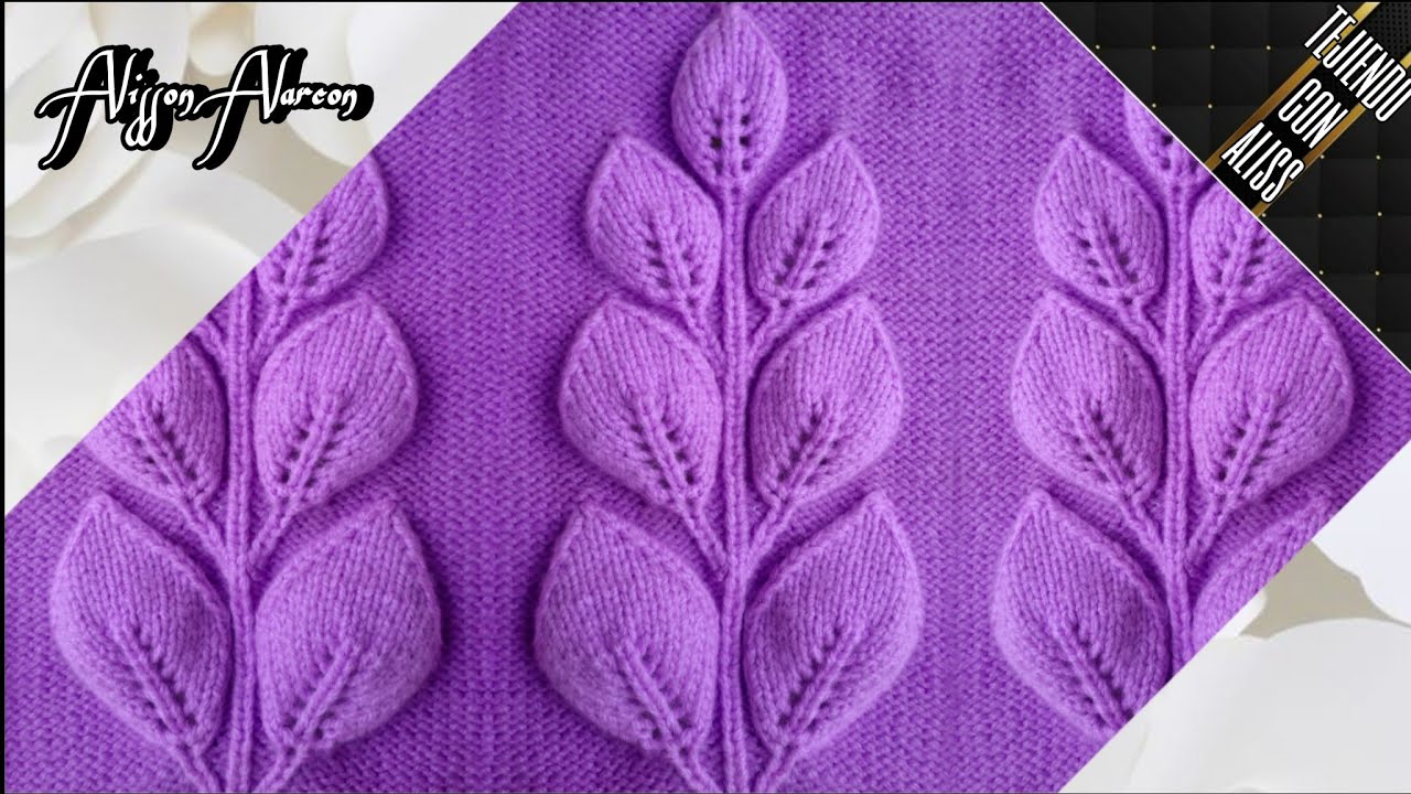 #671 - TEJIDO A DOS AGUJAS / knitting patterns / Alisson . A