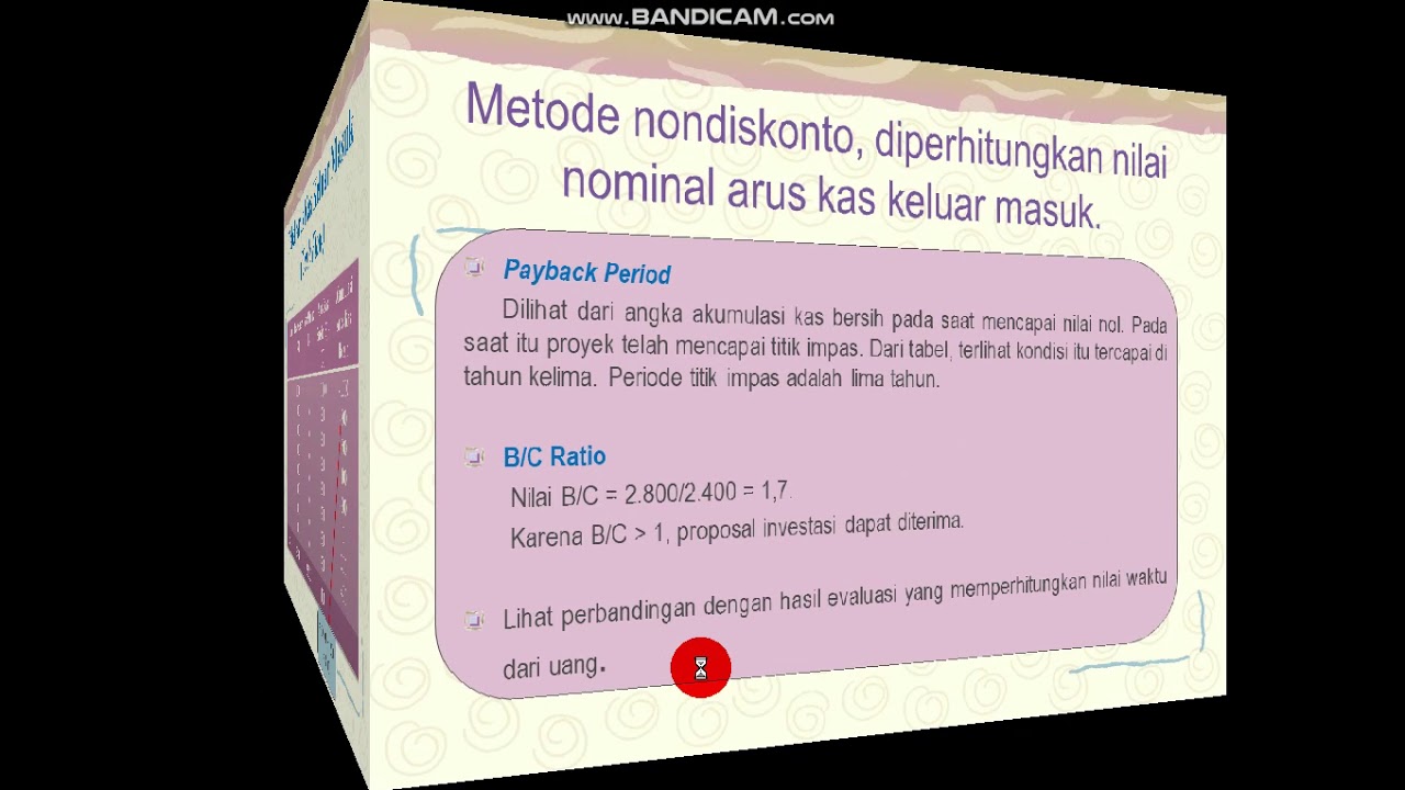 Perhitungan Metode Nondiskonto dan Diskonto