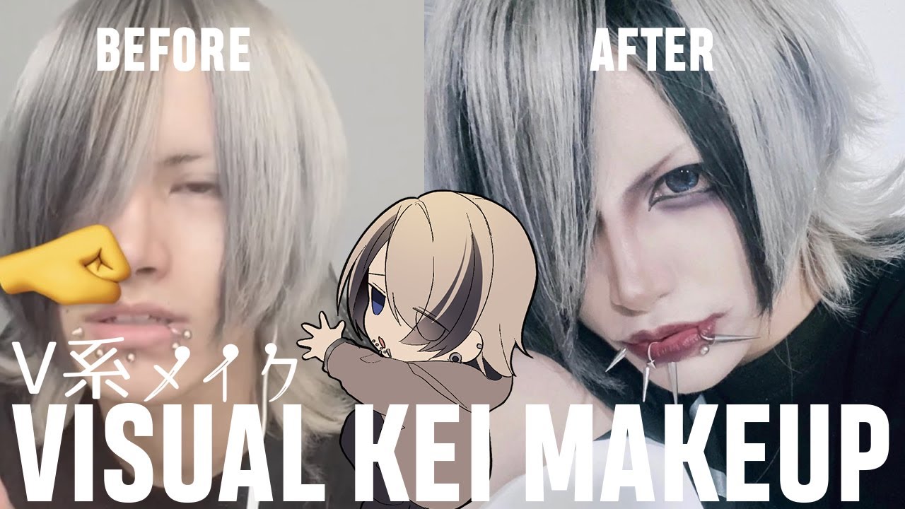 [Урок] Учебник по макияжу Visual kei/ Макияж Visual kei (Gedoraj)