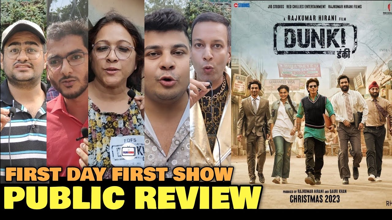Dunki Public Review | Another First Day First Show | SRK | Rajkumar Hirani