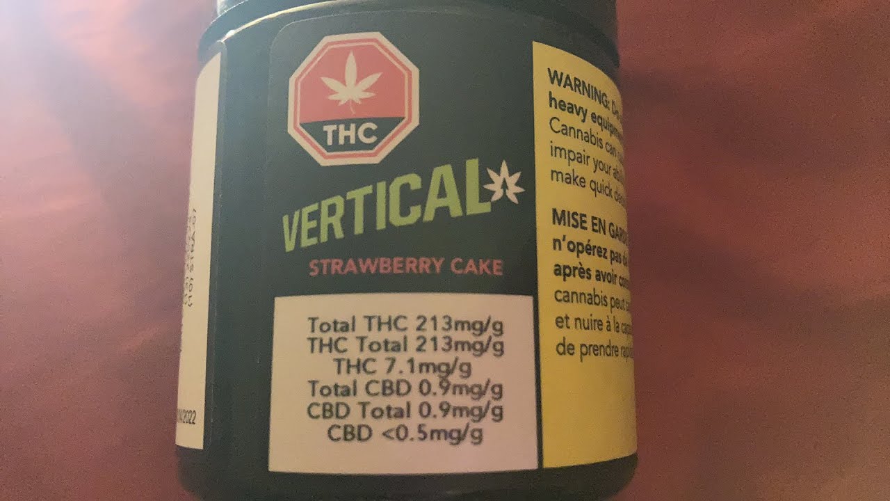 Strawberry cake 🍓 21.3% THC Indica 0.9% CBD