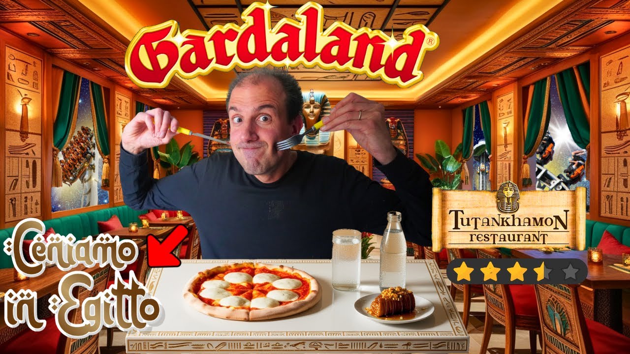 CENA a GARDALAND nel TUTANKHAMON RESTOURANT. IL RISTORANTE TEMATICO DEL RESORT. VALE LA PENA?