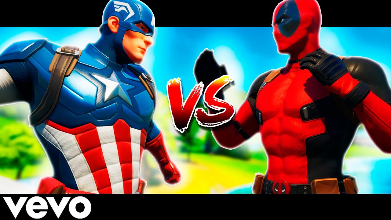 CAPITÁN AMÉRICA VS DEADPOOL (BATALLA DE RAP - FORTNITE)