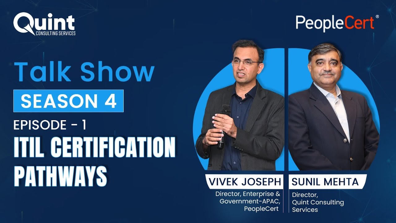Episode 1 : Complete ITIL 4 Certification Stack Explained | Insights from Vivek  PeopleCert