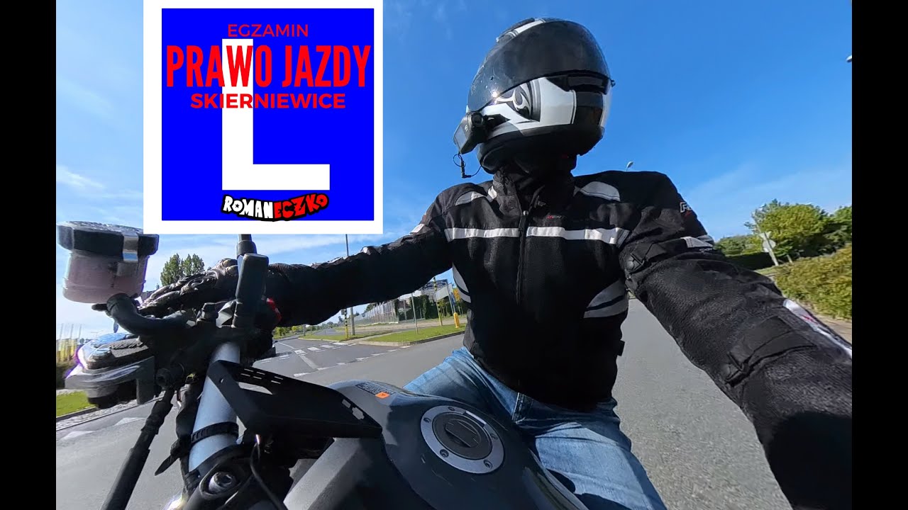 Trasa egzaminacyjna prawo jazdy kat. A - Skierniewice #3