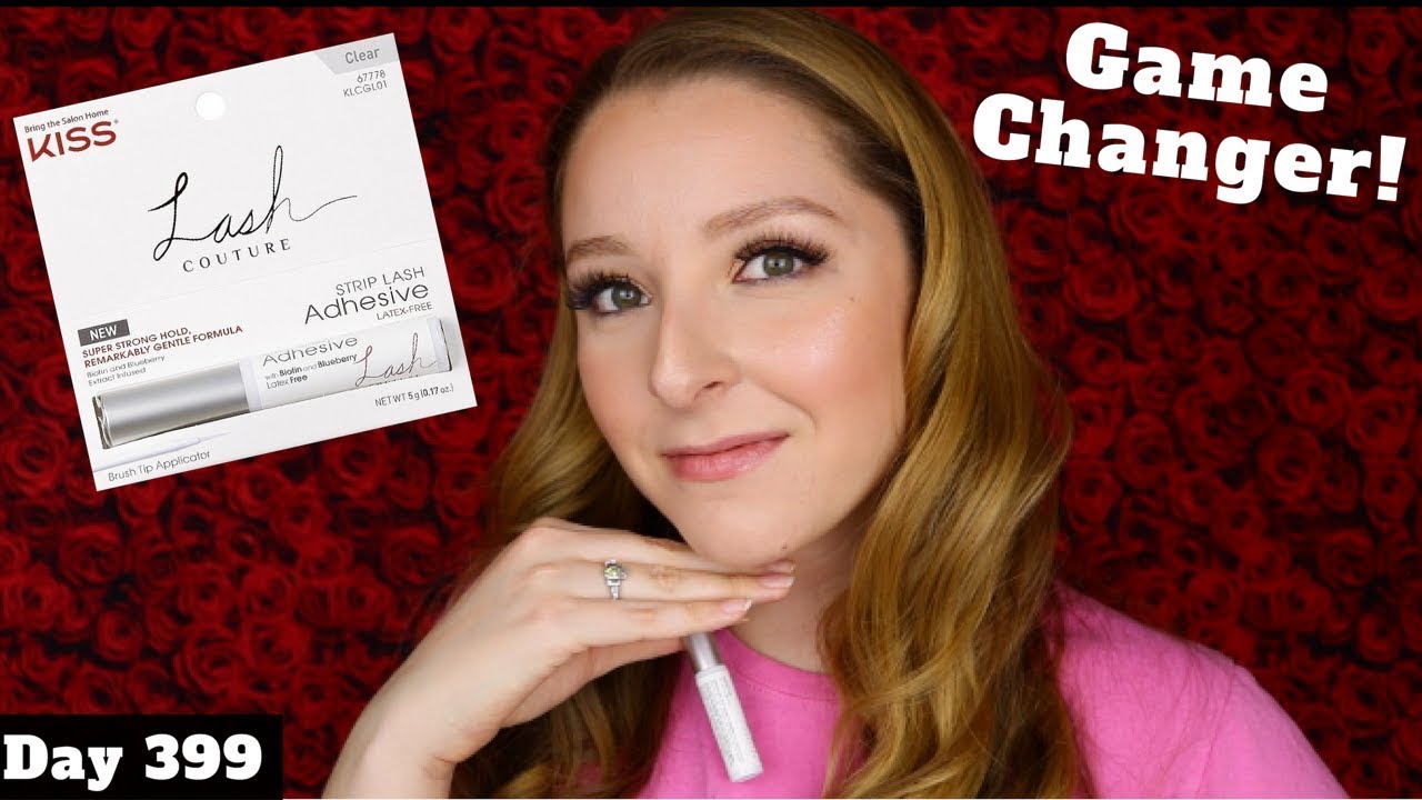 Kiss Lash Couture Adhesive in Clear Review | Day 399 of Trying a New Makeup Product Every Day