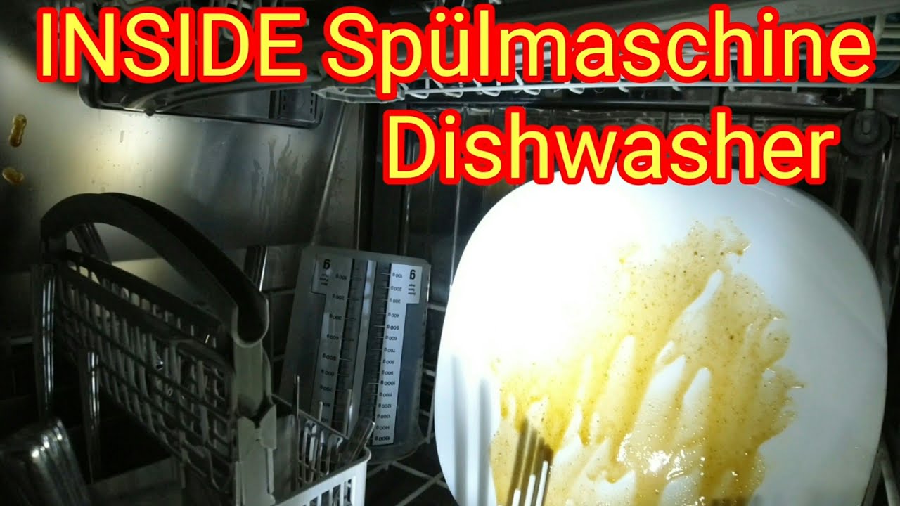 4K: Spülmaschine von innen, Inside A Dishwasher - DJI OSMO ACTION, GoPro Hero 9 black, GoPro Hero