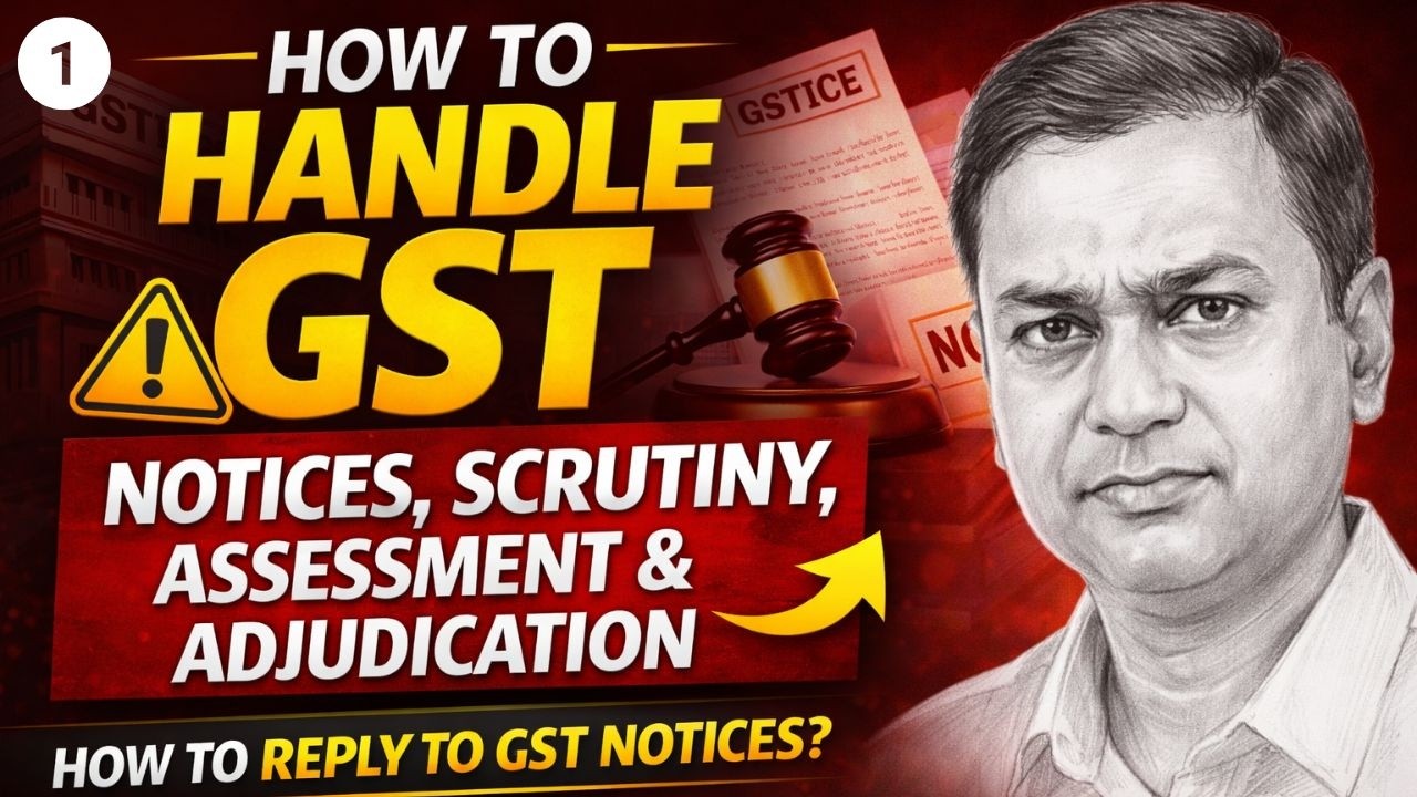 How to handle GST Notices, Scrutiny, Assessment and Adjudication | How to reply to GST notices?