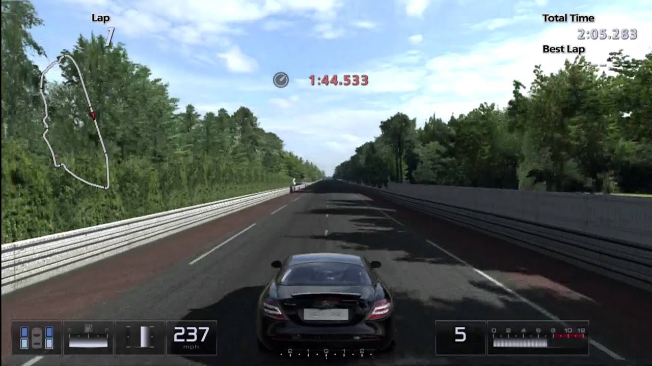 GT5 - Mercedes SLR Mclaren Top Speed Run