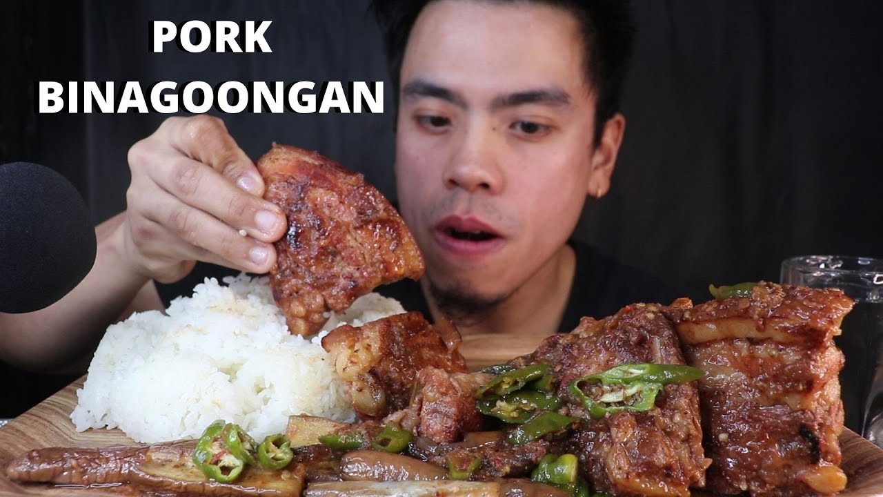 PORK BINAGOONGAN ASMR MUKBANG HUNGRY MICHAEL