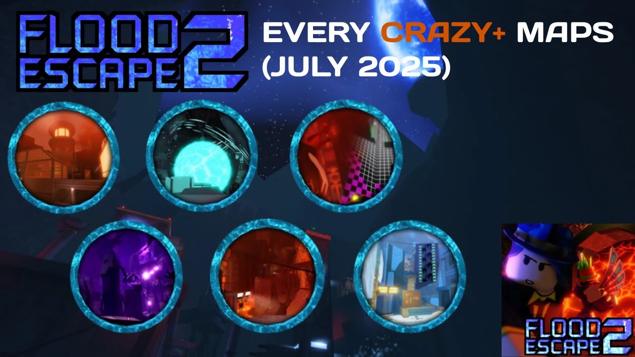 Roblox - Flood Escape 2 | Every Crazy+ Maps (July 2025)