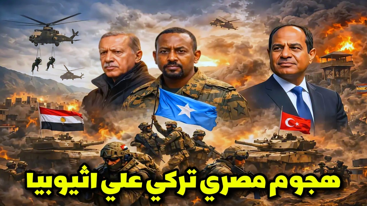 🔥مصر وتركيا دفاع مشترك ضد اطماع اثيوبيا في الصومال والبحر الاحمر