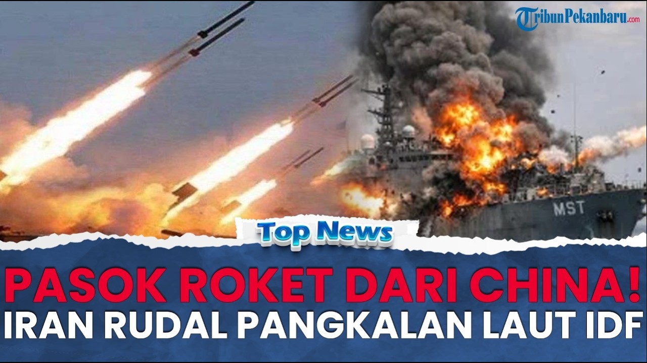 🔴ISRAEL PORAK-PORANDA! SERANGAN TERBESAR IRAN Pangkalan Angkatan Laut Dihantam, Pertahanan IDF Dibom