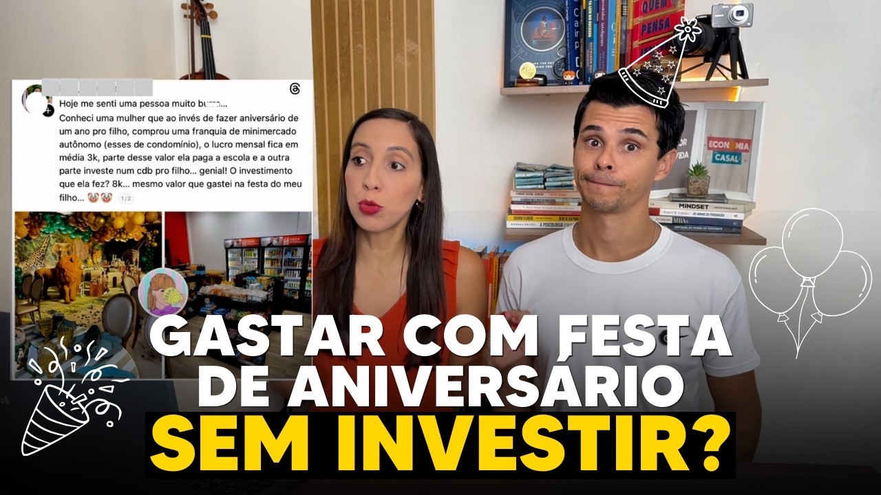 Fazer festa de aniversário para o filho VALE A PENA?